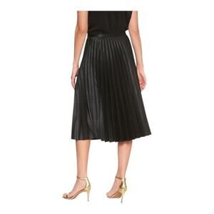 NWT Banana Republic Women's Satin Sheen Pleated Midi Skirt Size 12